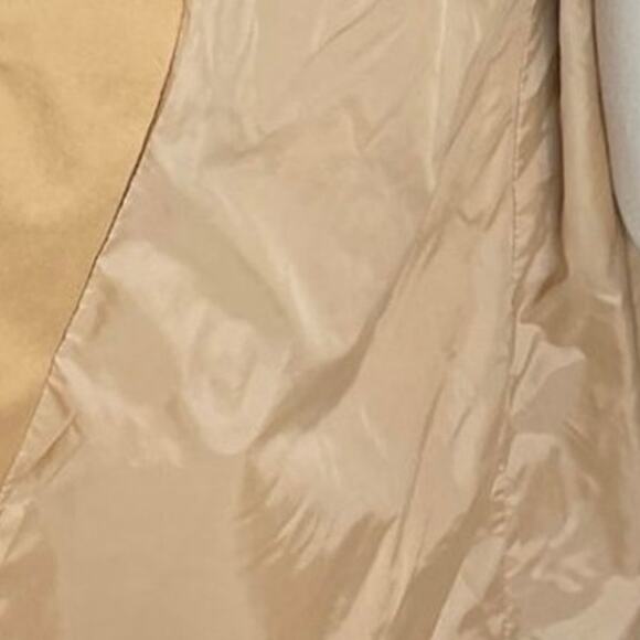 Vintage Tan Belted Trench Coat Light Academia Old Money - Picture 5 of 10